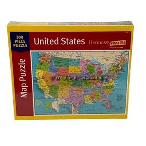 Hennessy Puzzles United States 300 Pieces 19.25" x 26.75"